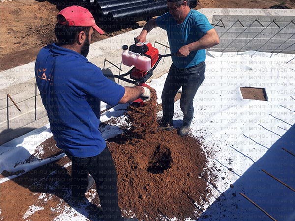 Гидроизоляция монолитной плиты